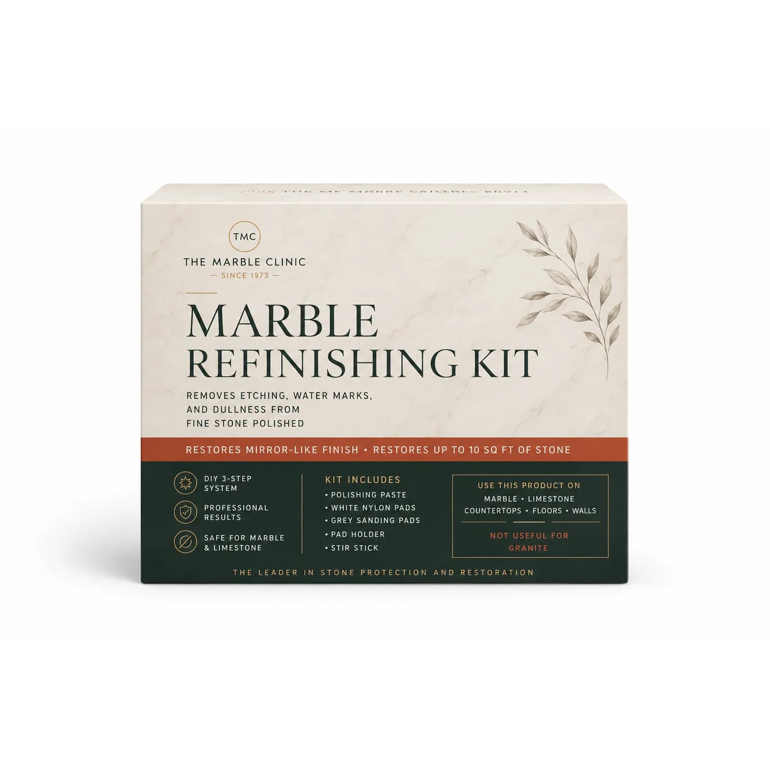 Marble refinishing kit from The Marble Clinic