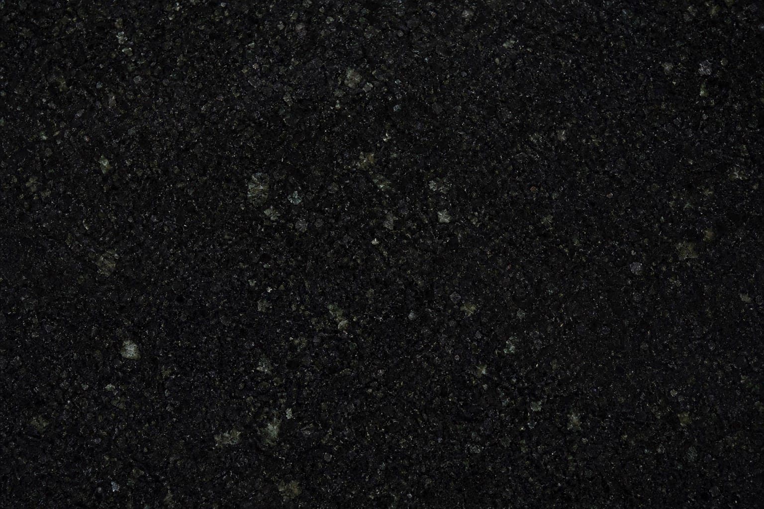 Dark Uba Tuba style black granite with fine mineral speckles