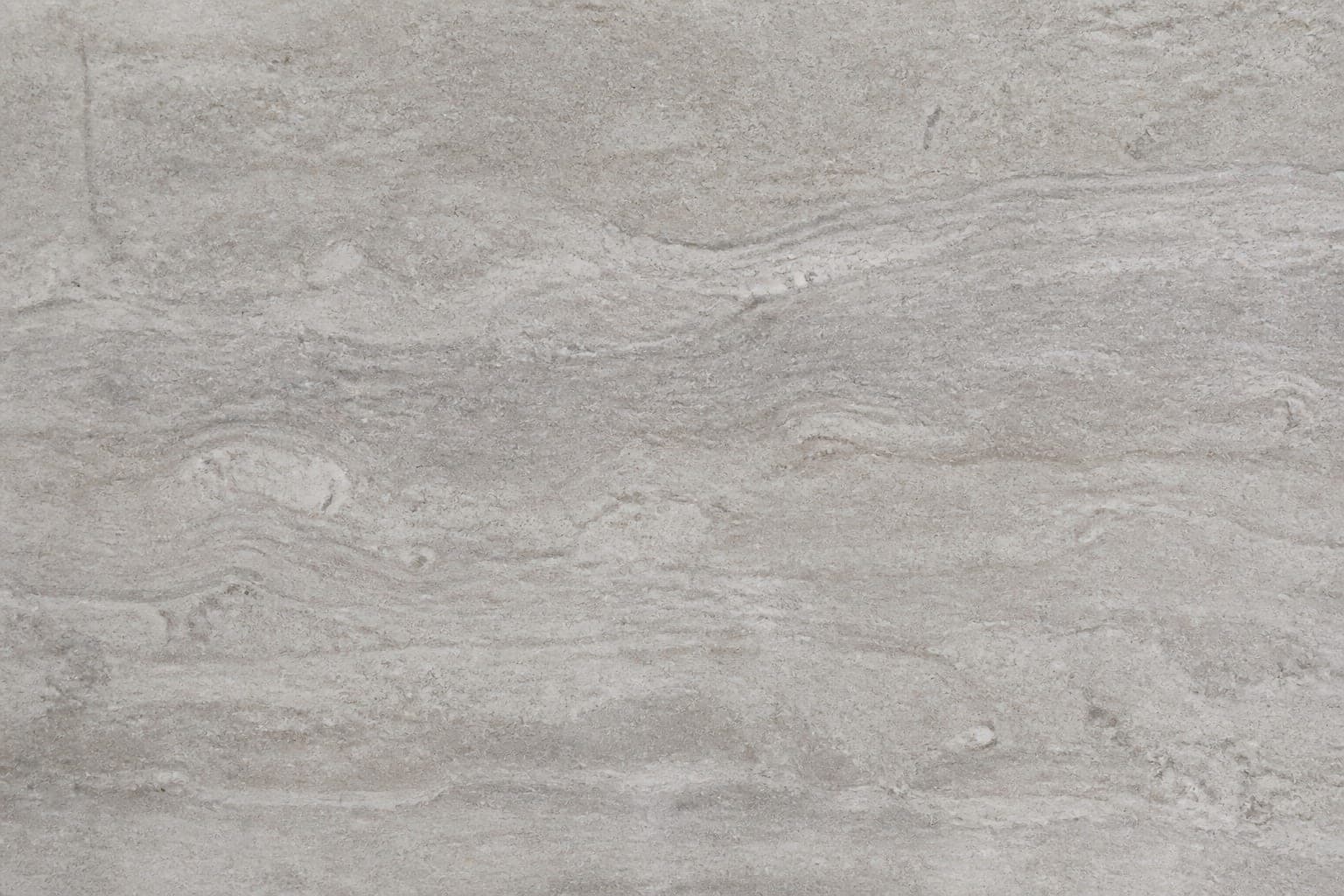 Silver grey travertine with soft cloud-like veining