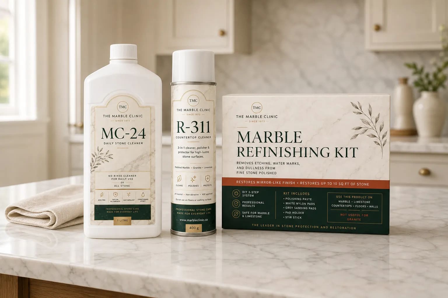 pH-Neutral Stone Cleaners from The Marble Clinic